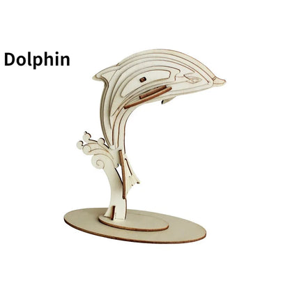 Puzzle 3D en bois Marine Life