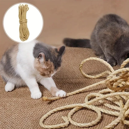 Corde en sisal naturel pour arbre à chat