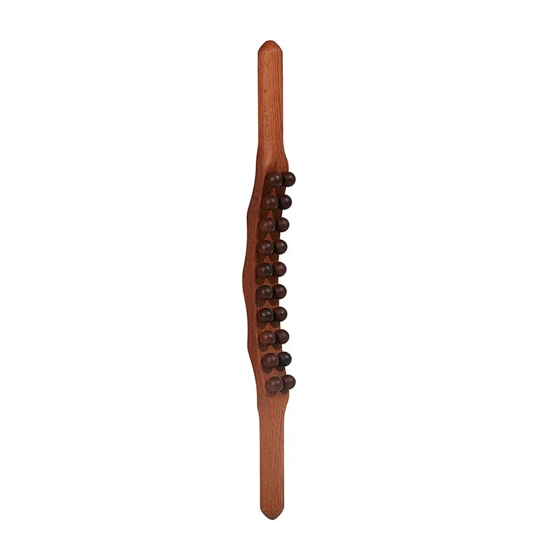 Bâton Gua Sha en bois de hêtre