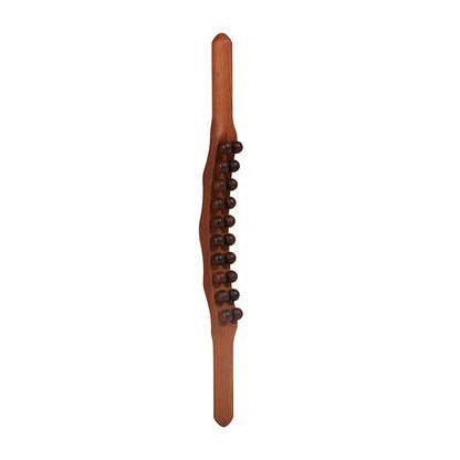 Bâton Gua Sha en bois de hêtre
