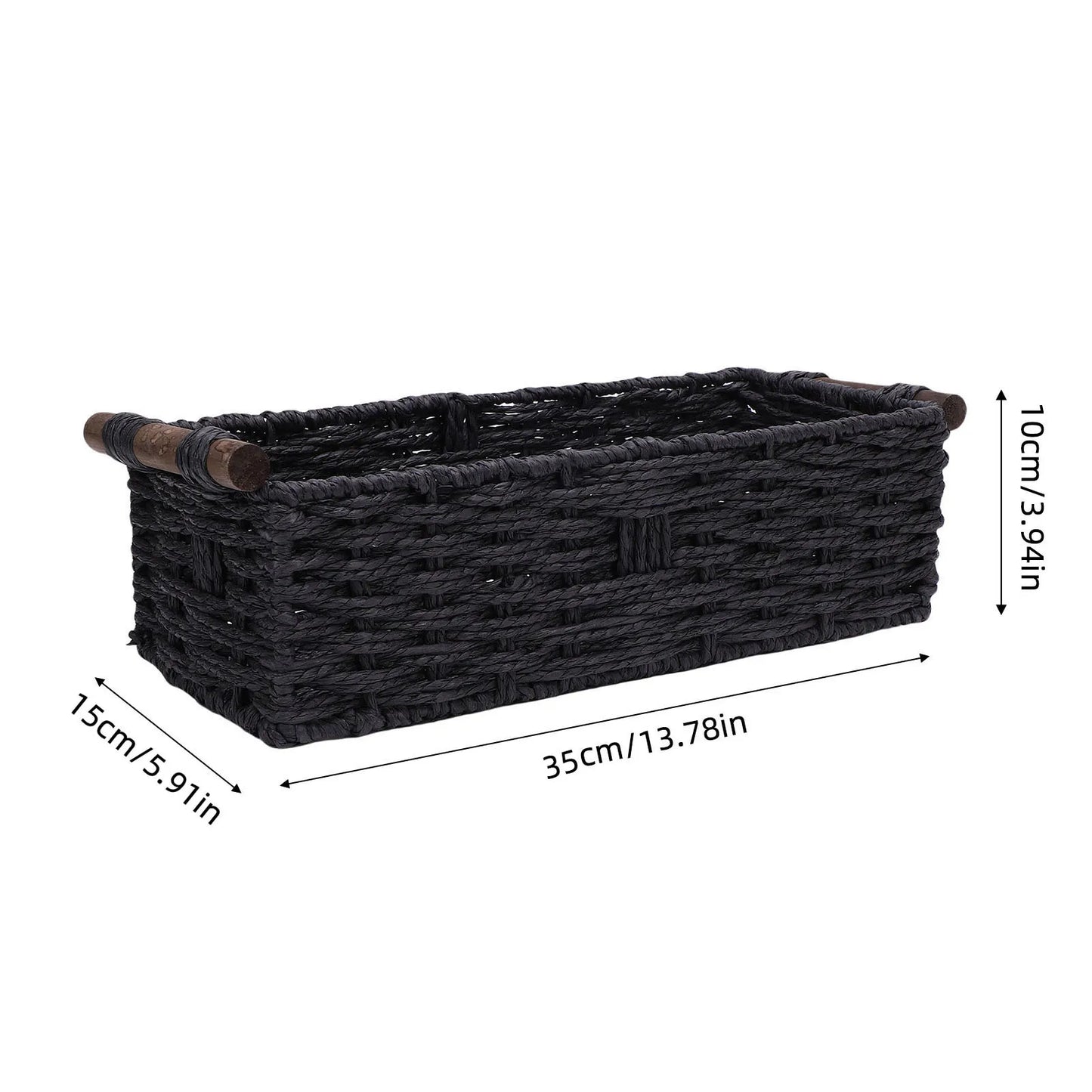 Panier de rangement en corde tressée