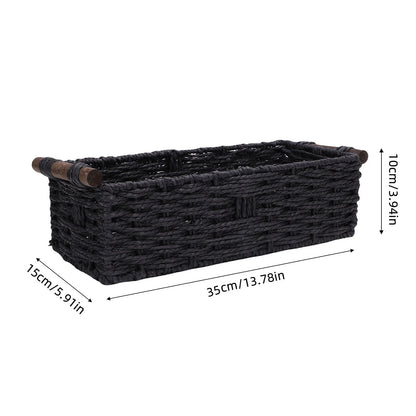 Panier de rangement en corde tressée