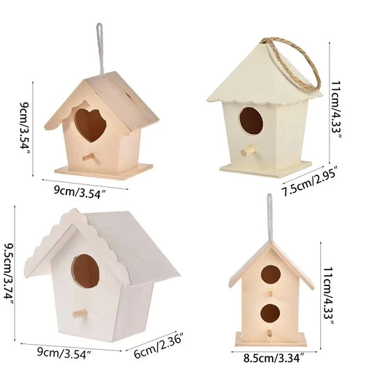 Maison oiseaux en bois