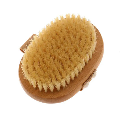 Brosse de massage corporelle en bois