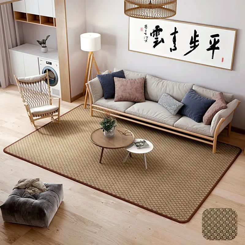 Tapis en Fibres de Rotin