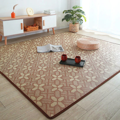 Tapis Tatami en Rotin