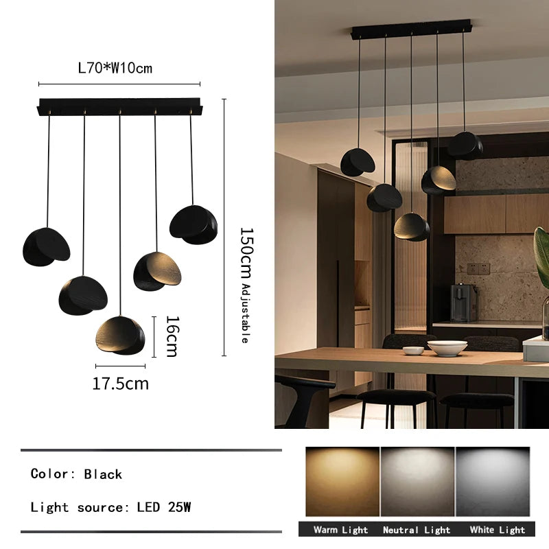 Lustre d'art en bois massif Spring Sprout
