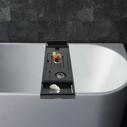 Plateau de baignoire en bambou noir