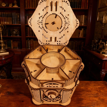 Maquette mécanique en bois