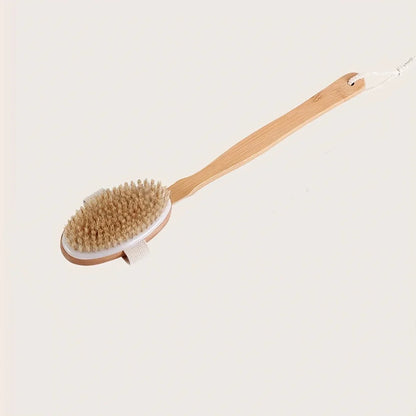 Brosse corporelle en bambou et poils de sanglier