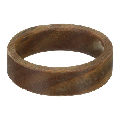 Bague en bois de santal rouge