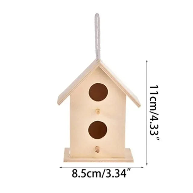 Maison oiseaux en bois