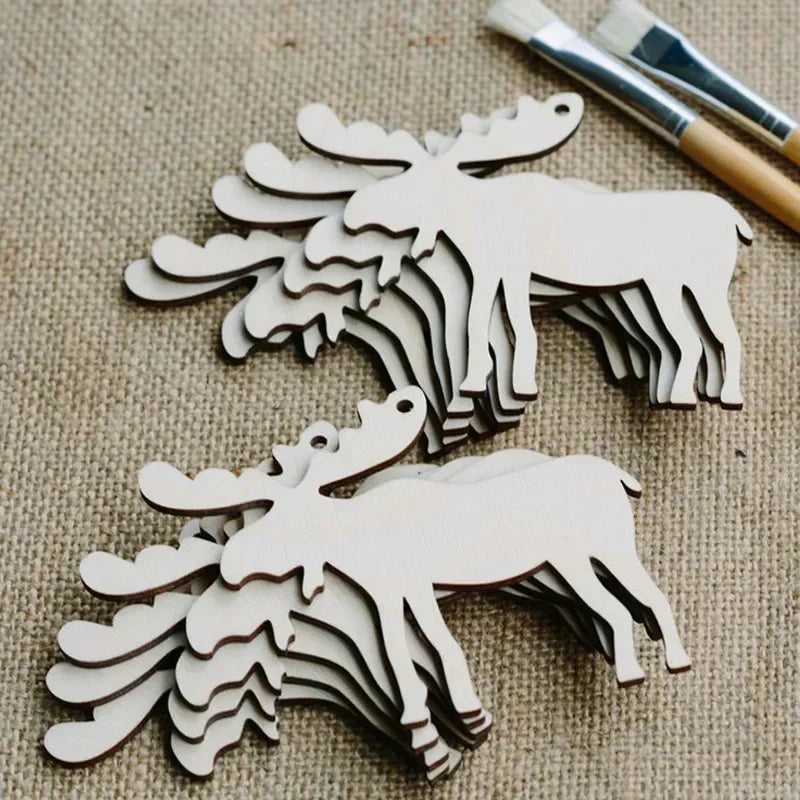 Ornements de Noël en Bois