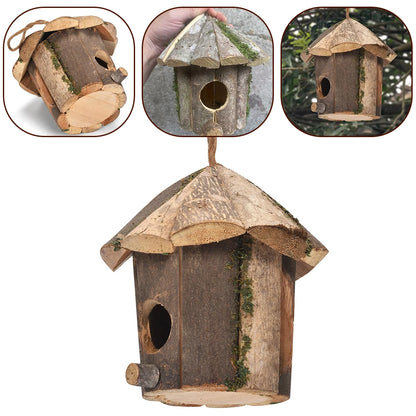 Nichoir de jardin rustique en bois