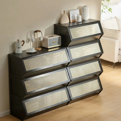 Armoire de rangement en bambou