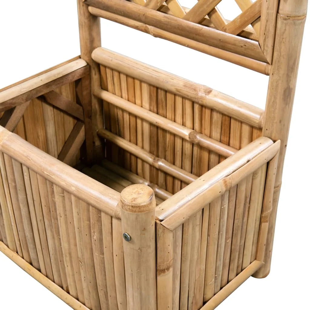 Jardinière avec Treillis en Bambou