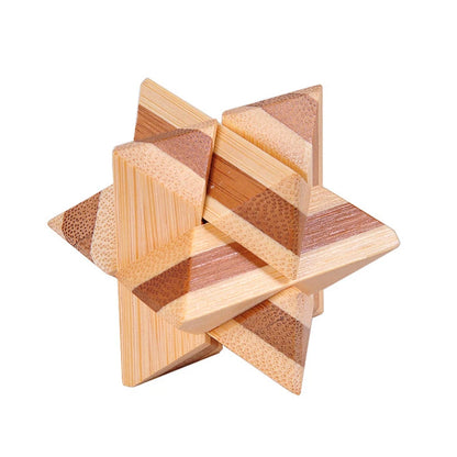 Casse-tête 3D en bambou
