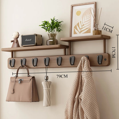 Porte-manteau mural en bambou Nan