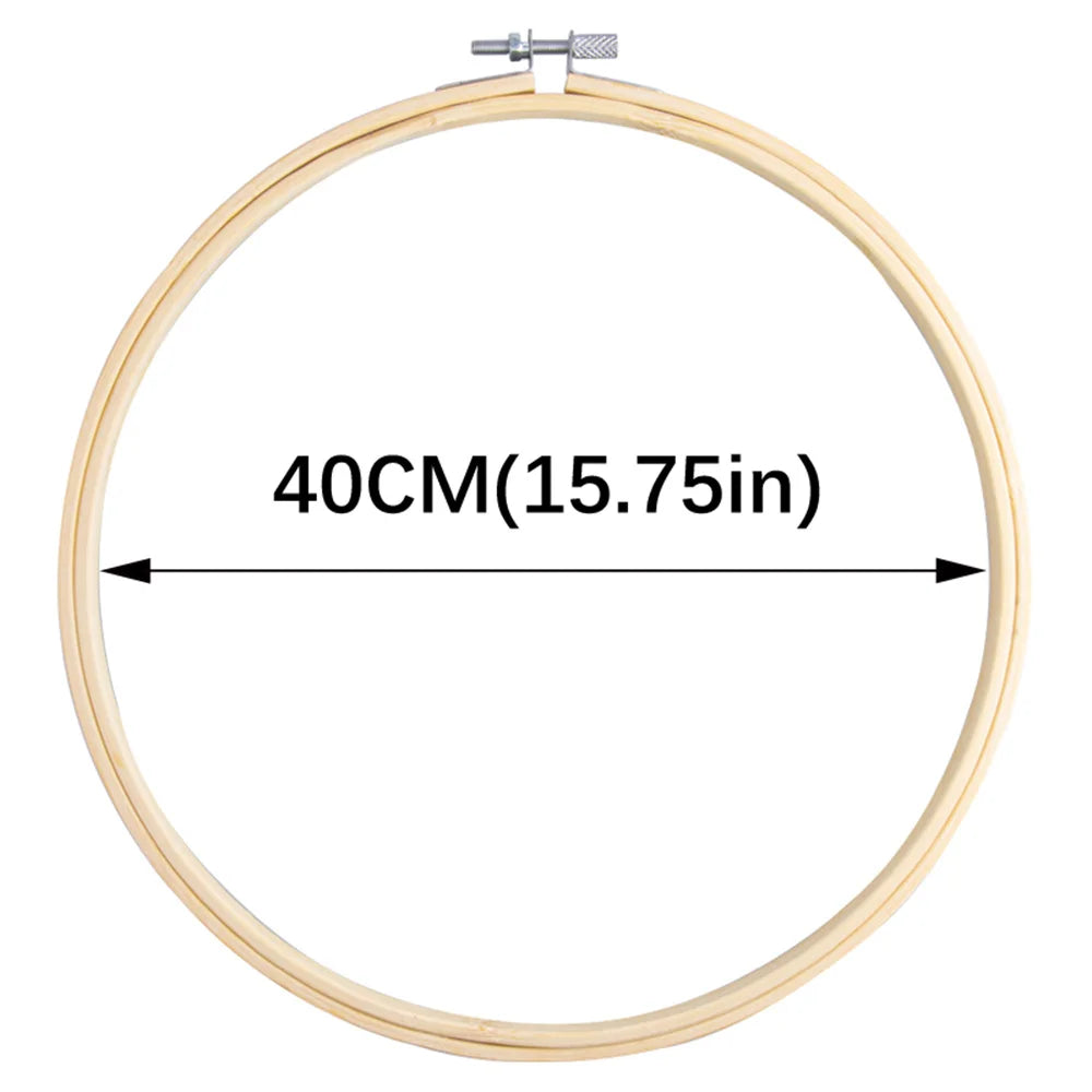 Cercle de Broderie Bambou Ajustable