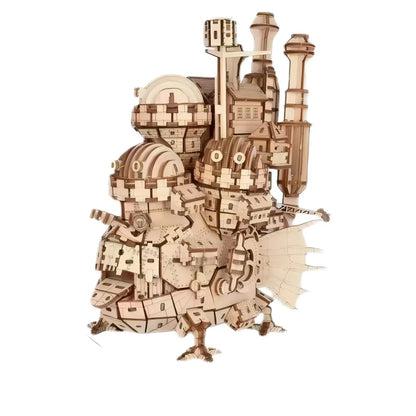 Puzzle 3D château médiéval en bois