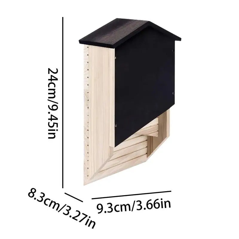 Abri pour Chauve-Souris en Bois Naturel