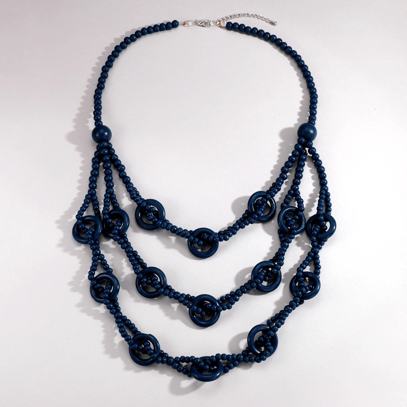Collier multicouches en perles