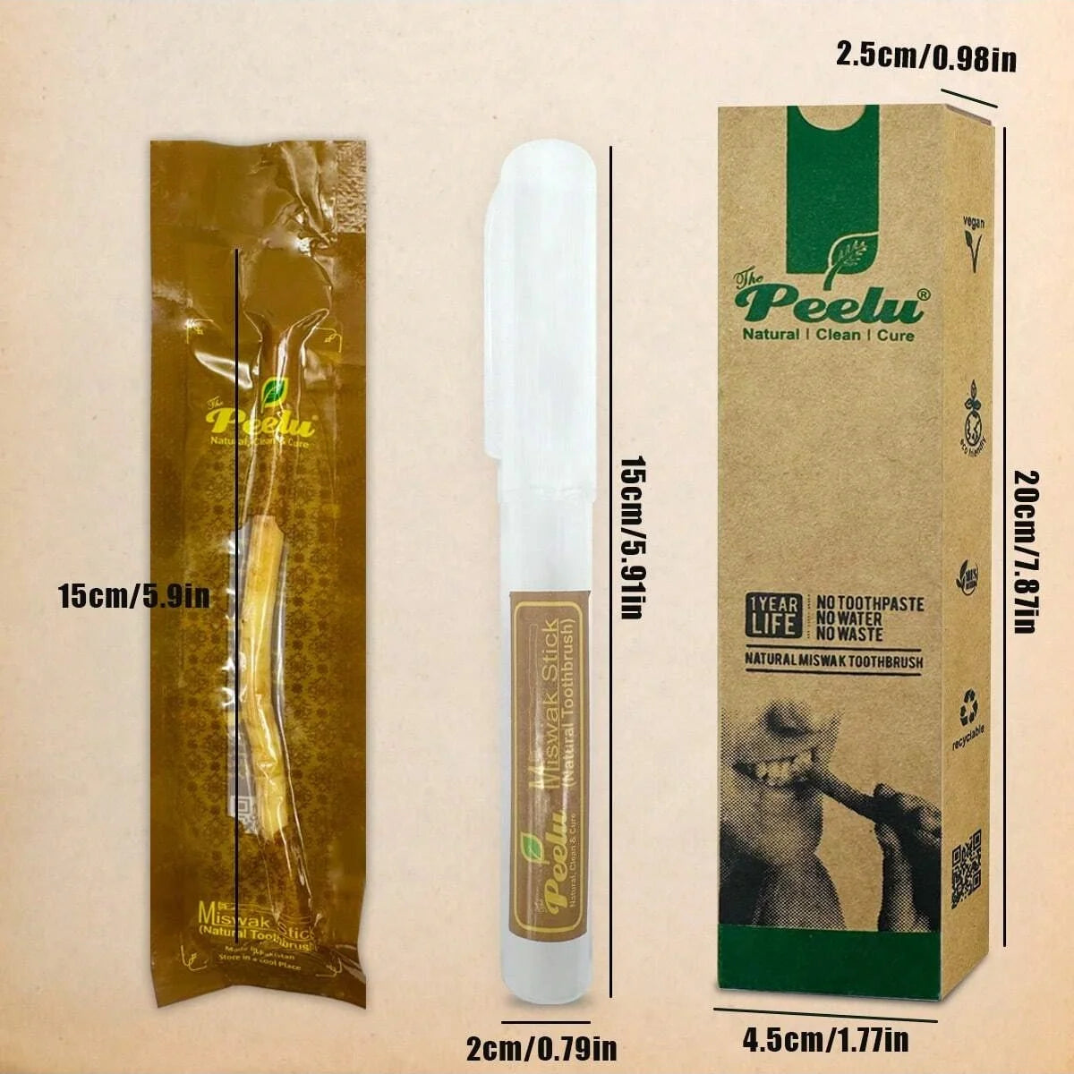 Coffret Miswak avec étui de transport