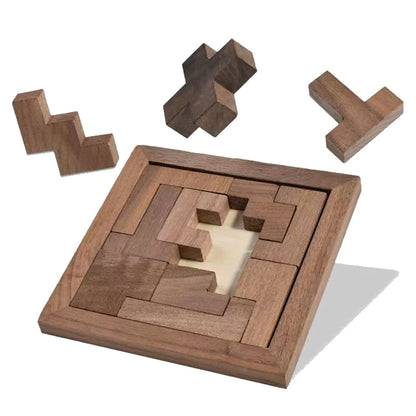 Puzzle géométrique et casse-tête Tangram