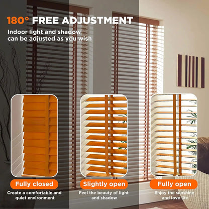 Stores vénitiens en bois massif