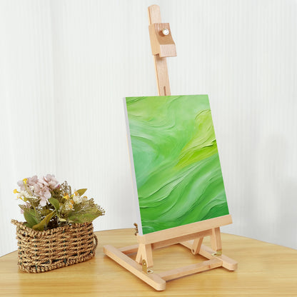 Chevalet d'art de bureau en bois