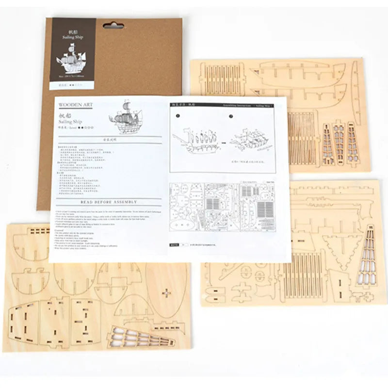 Maquette de vehicule en bois