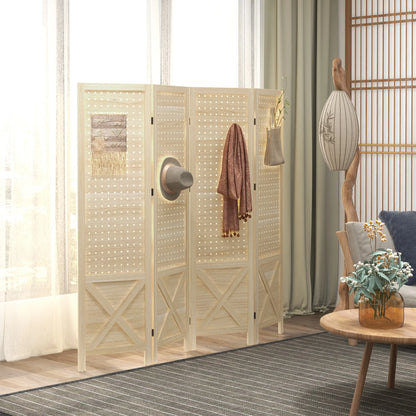 Paravent en Bois Rustique