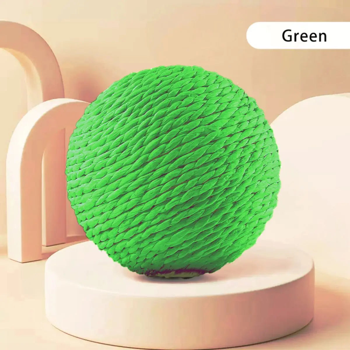 Balle à gratter interactive en sisal pour chat