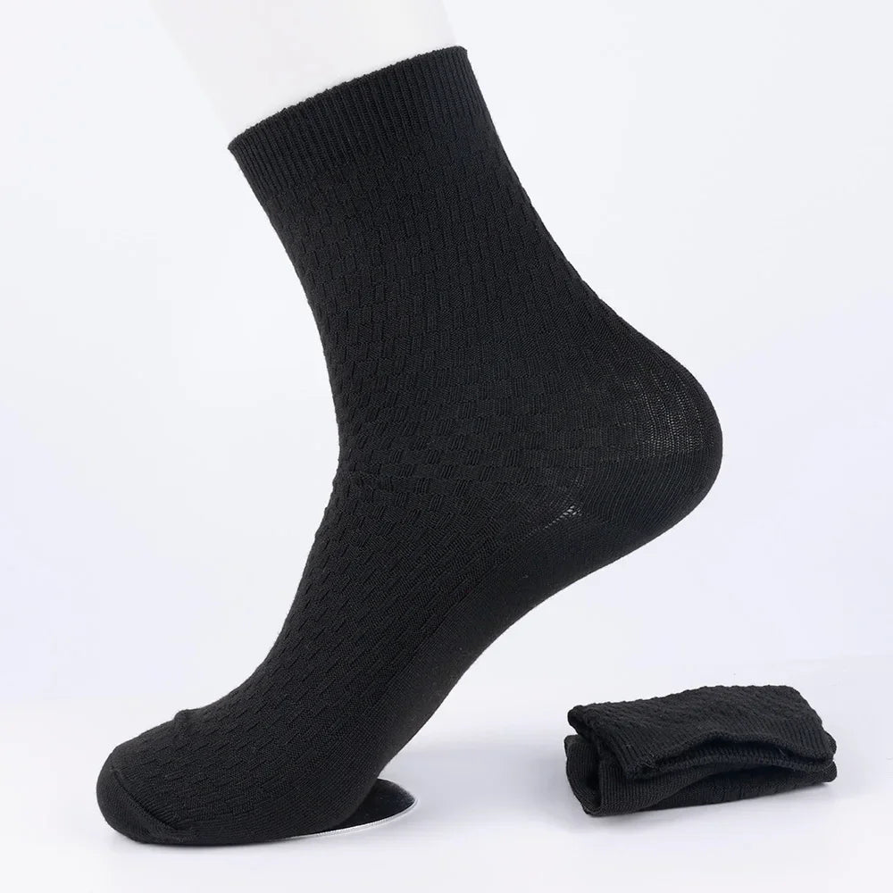 5 Paires De Chaussettes en Fibre de Bambou