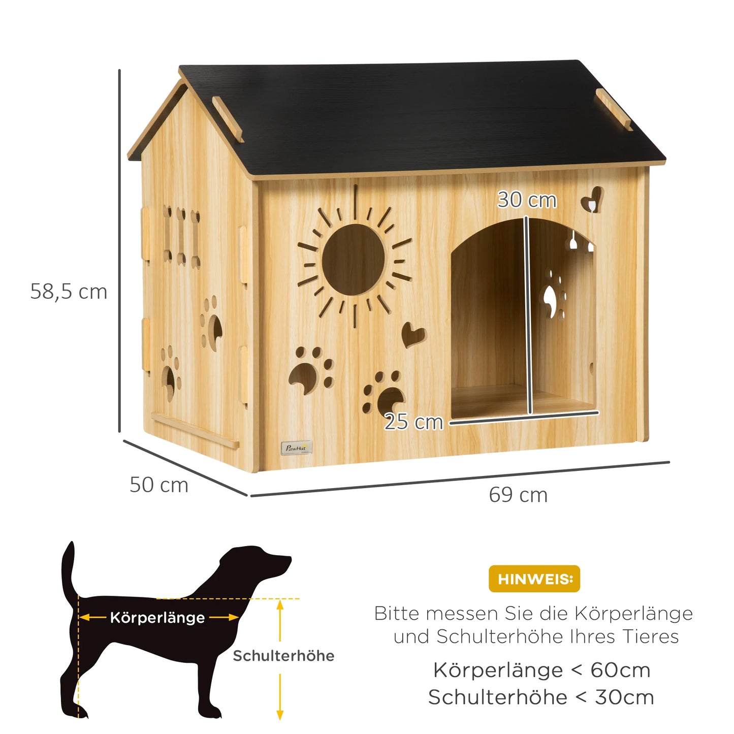Maisonnette en Bois pour Chien