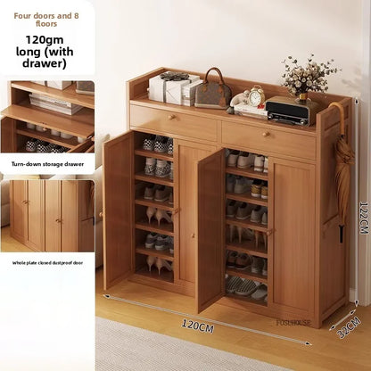 Armoire à chaussures en bambou japonais