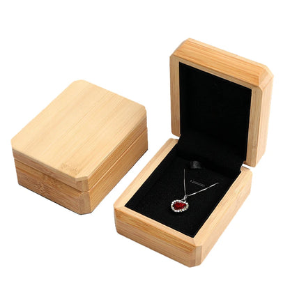 Boîte à Bijoux en Bois de Bambou
