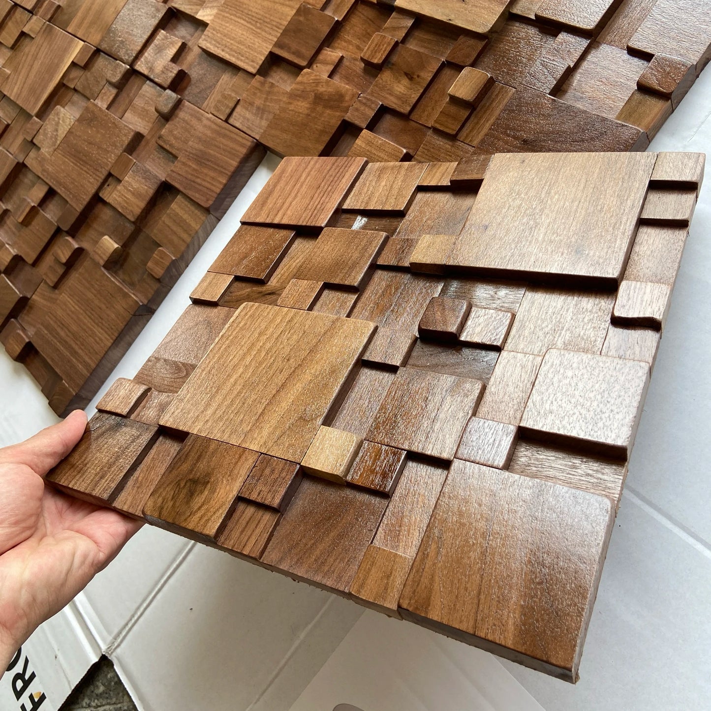 Panneaux muraux acoustiques en bois massif