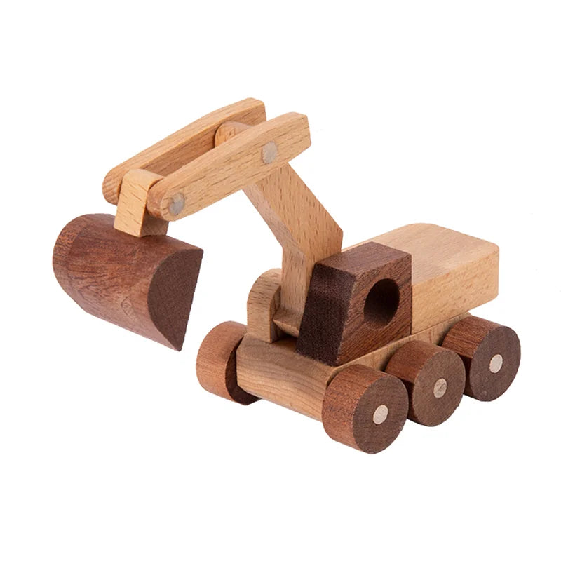 Voiture en bois de hêtre éducative