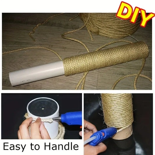 Corde en sisal naturel pour arbre à chat