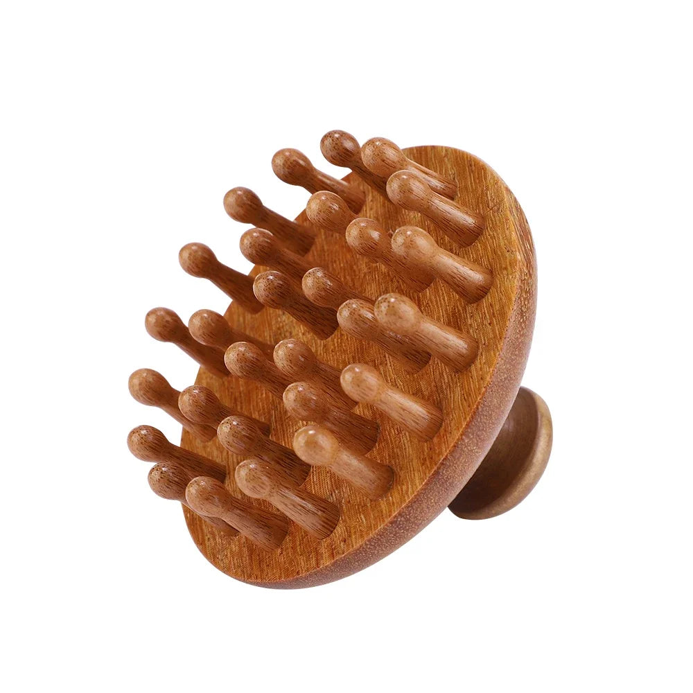 Peigne de massage en bois de santal