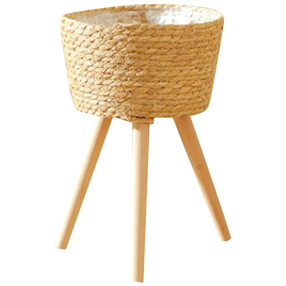 Panier de Plantes Tissé sur Pieds