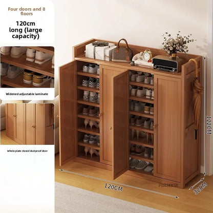 Armoire à chaussures en bambou japonais