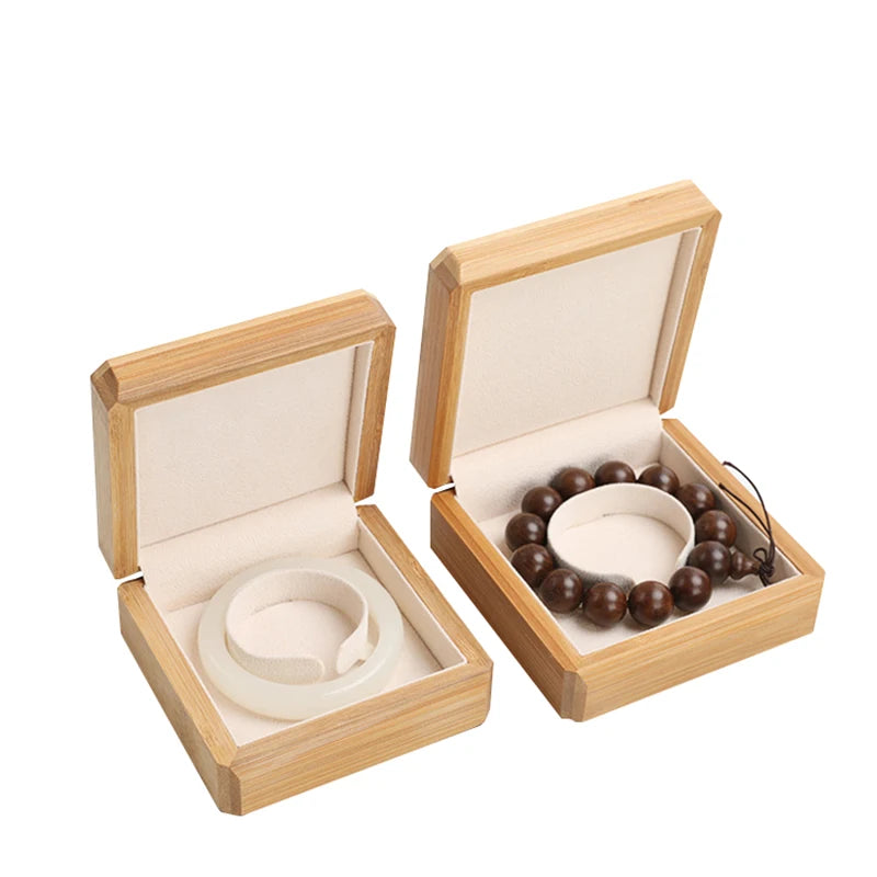 Boîte à Bijoux en Bois de Bambou