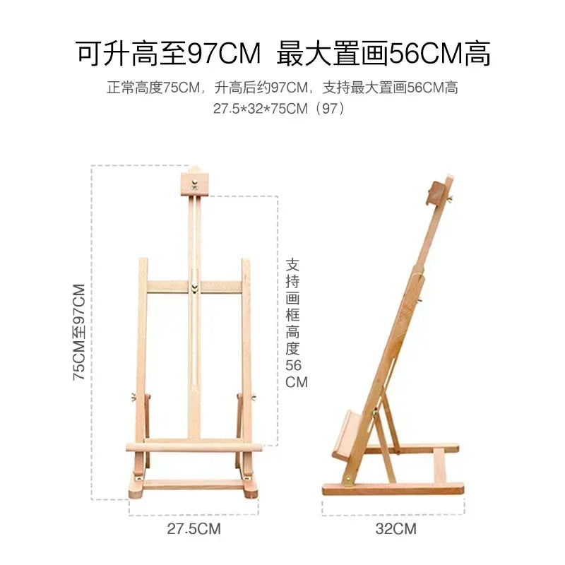 Chevalet de table professionnel en bois de hêtre