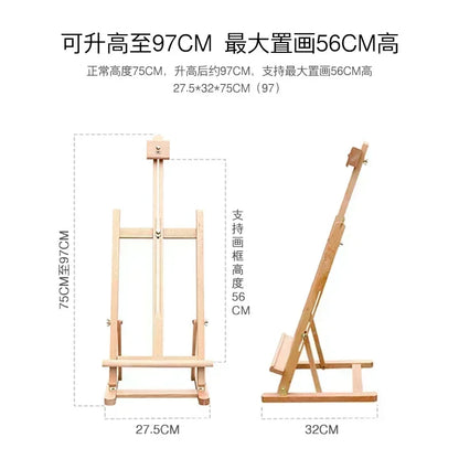 Chevalet de table professionnel en bois de hêtre