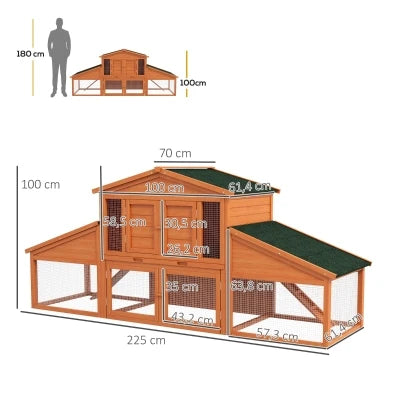 Clapier XXL en Bois
