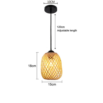 Suspension Lanterne Bambou