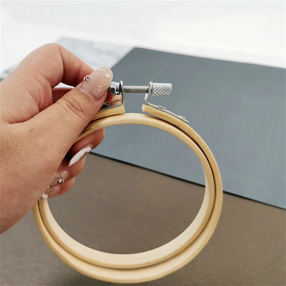 Cercle de Broderie Bambou Ajustable