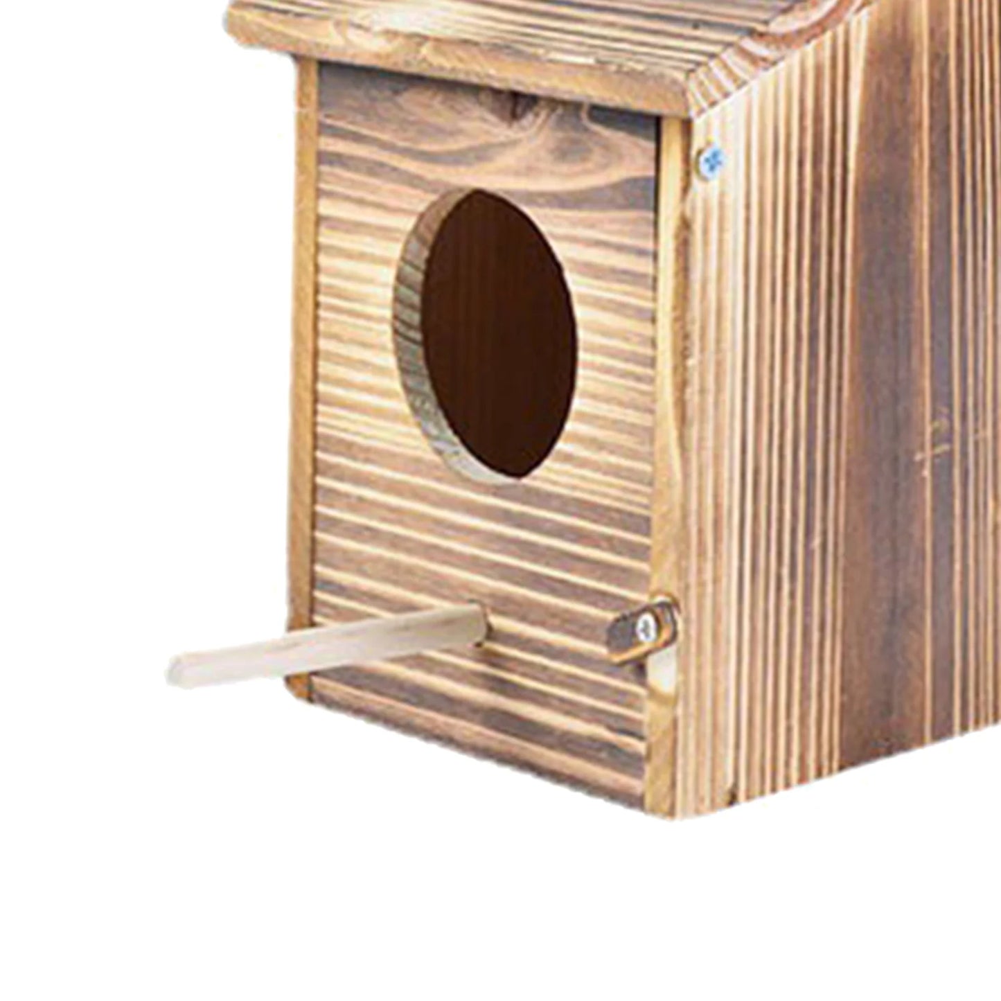 Nichoir à oiseaux en bois naturel